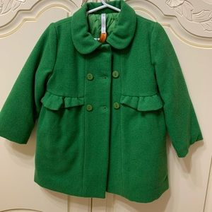Mayoral Chic Girls Green Winter Coat - 24 months